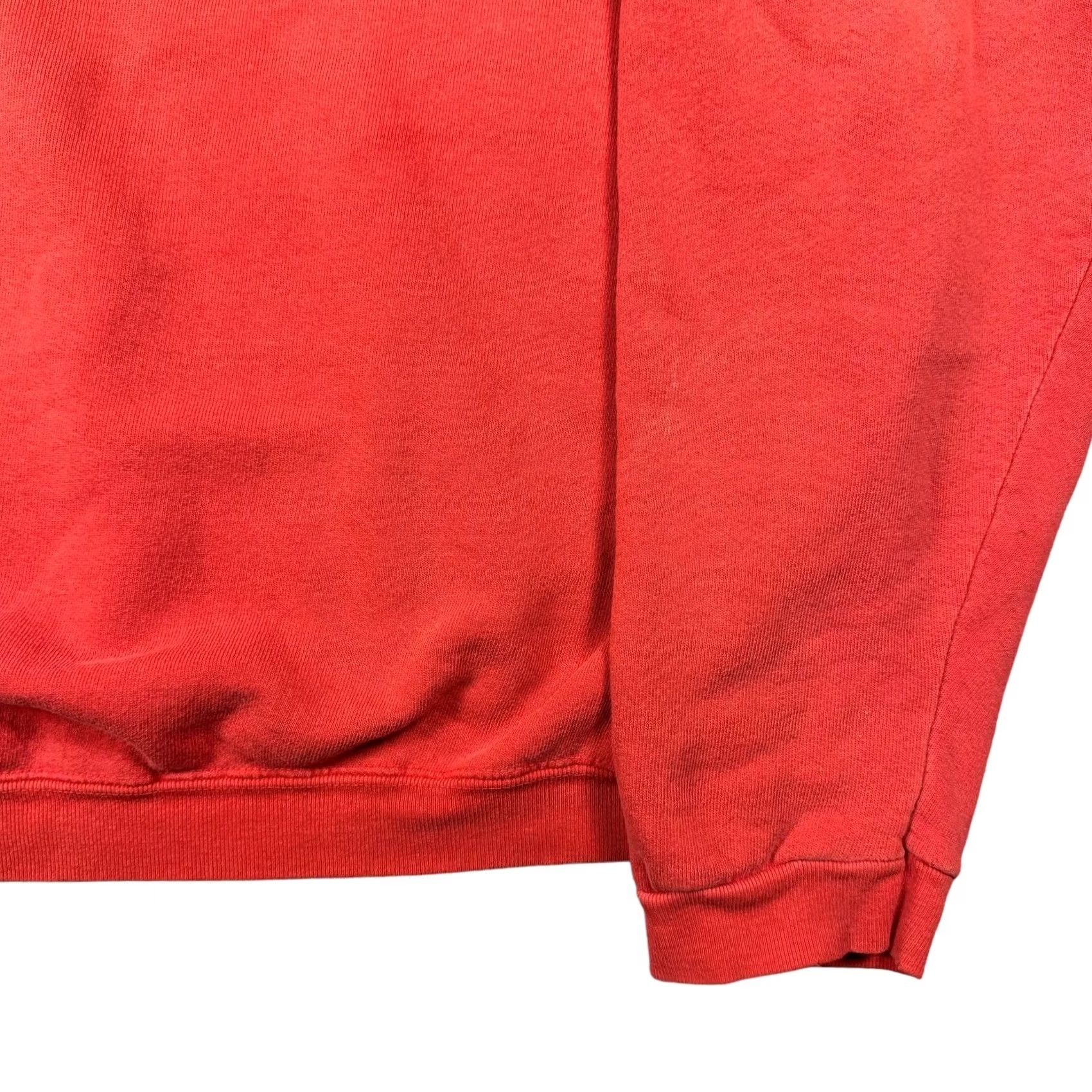 NCAA VINTAGE Nebraska Football Sweatshirt XL Men 90s NCAA Mock Neck 1/4 Zip Red Embroidered Logo Sweatshirt Mens Size US XL / EU 56 / 4 - 4 Thumbnail