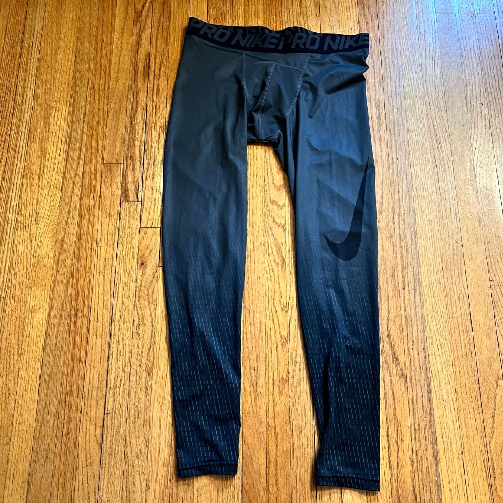 Nike Nike Pants Mens Large Pro 743019 Compression Pro Fit Black Tights Size US 33 - 2 Thumbnail