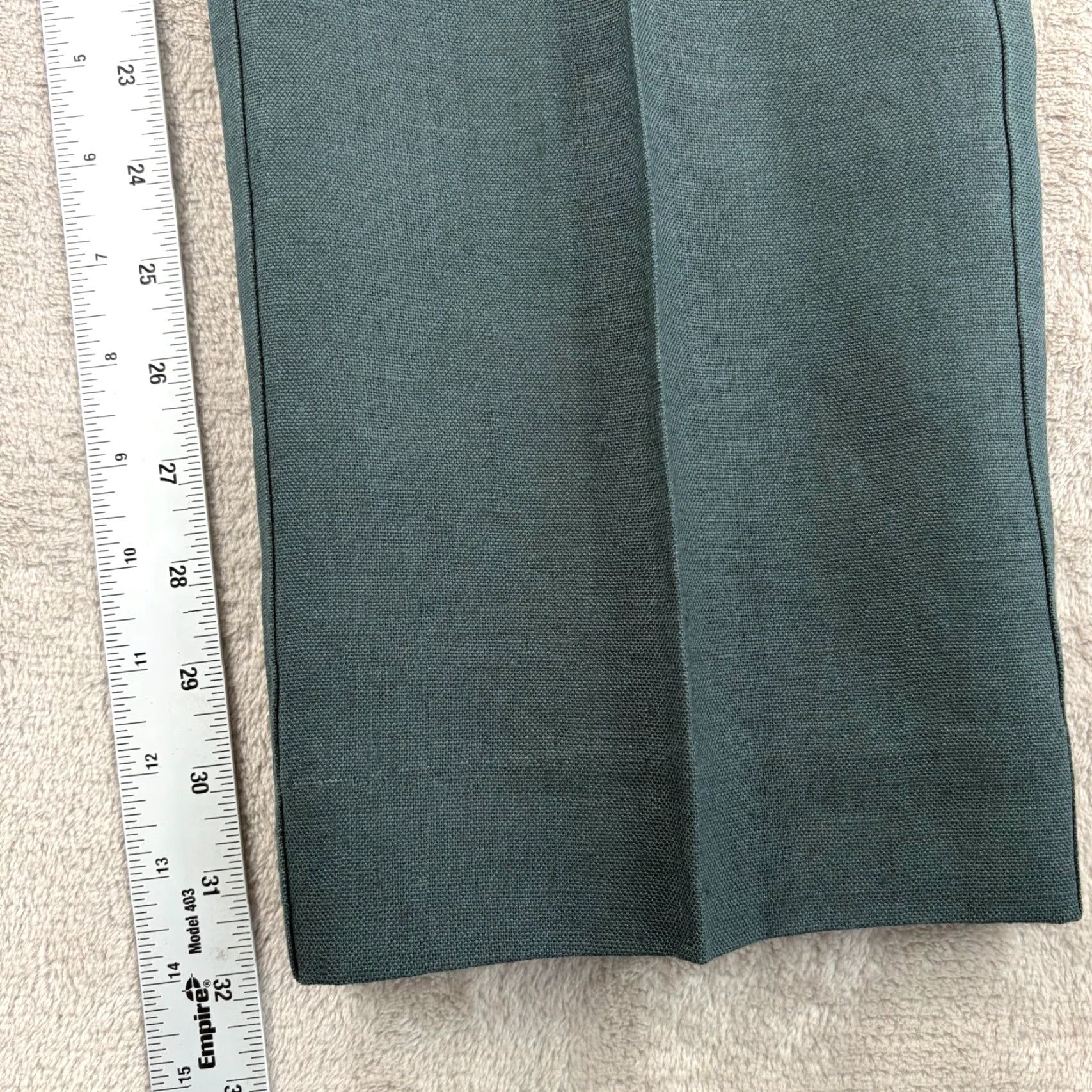Todd Snyder Todd Snyder Pants in Poseidon 100% Linen Straight Fit 34x32 NWT Button Zip Classic Dress Trousers Men Size US 34 / EU 50 - 7 Thumbnail