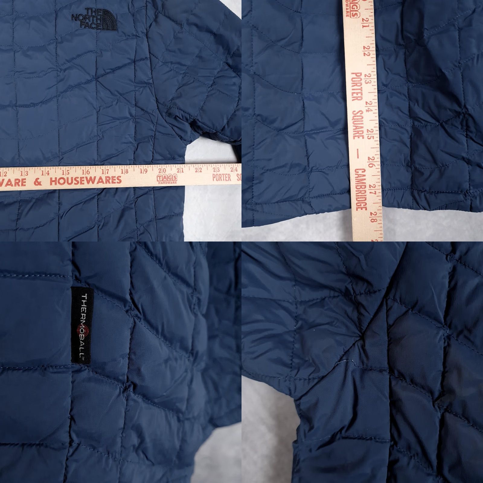 The North Face The North Face Jacket Mens M Blue ThermoBall Full Zip Puffer Lightweight Insulated Casual Fall Winter Size US M / EU 48-50 / 2 - 11 Thumbnail