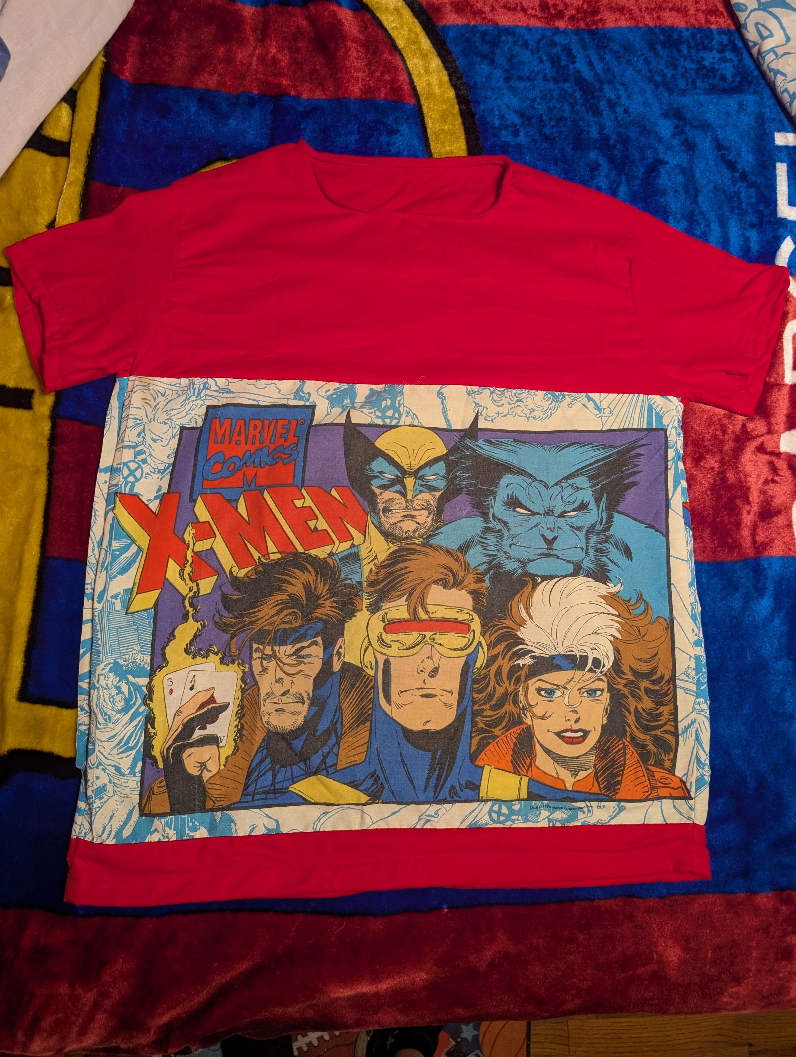 Other Custom Vintage Marvel 1994 X-men AOP Shirt Size US XL / EU 56 / 4 - 1 Thumbnail
