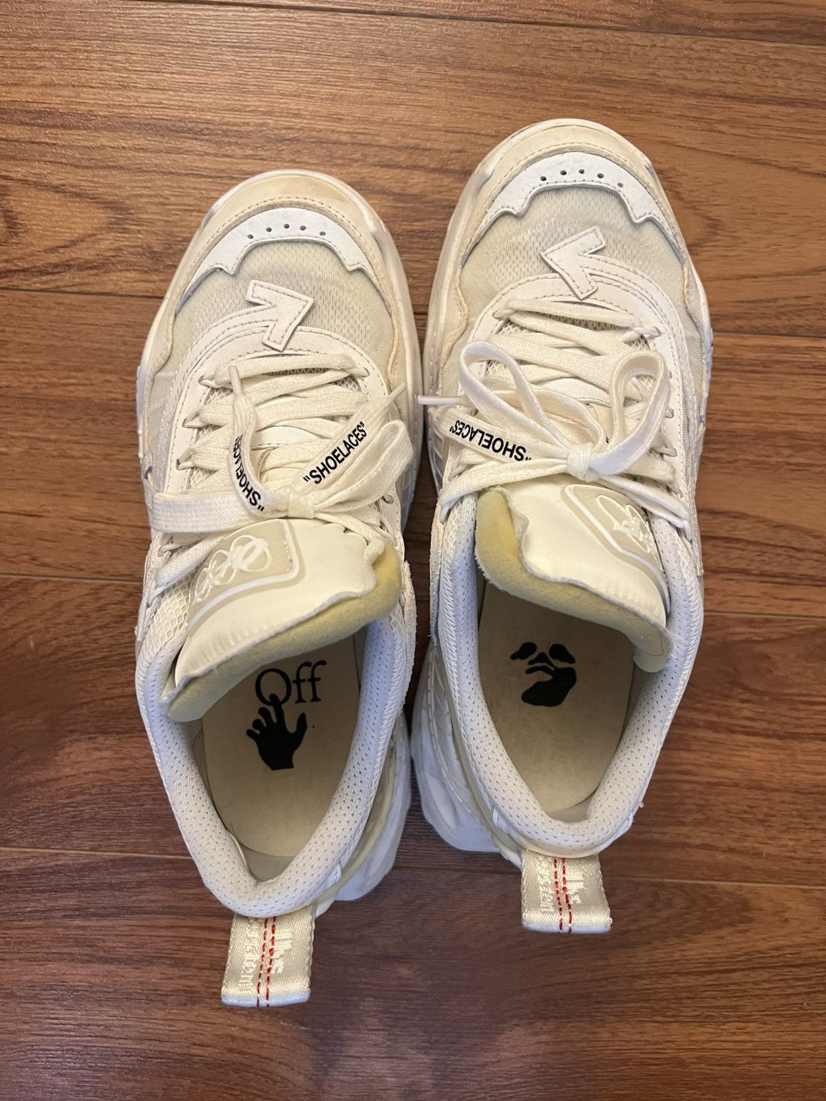 Off-White Off-White ODSY 1000 Triple White Size US 8 / EU 41 - 4 Thumbnail