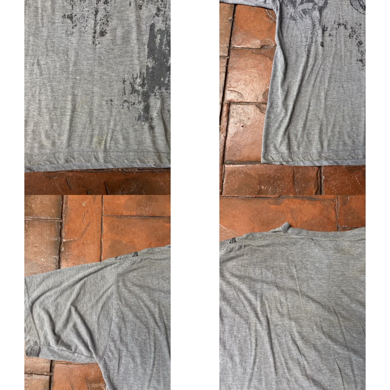 Karl Kani VINTAGE Karl Kani T-Shirt XL Gray Short Sleeve Crew Neck Graphic Print AOP Bird Grunge Hip-Hop Halloween Punk Rock Size US XL / EU 56 / 4 - 8 Thumbnail