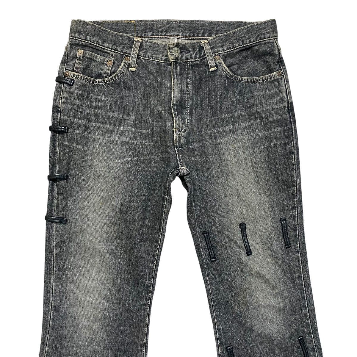 Edwin Vintage Edwin 800sx Black Denim Super Flare Jeans Size US 32 / EU 48 - 3 Thumbnail