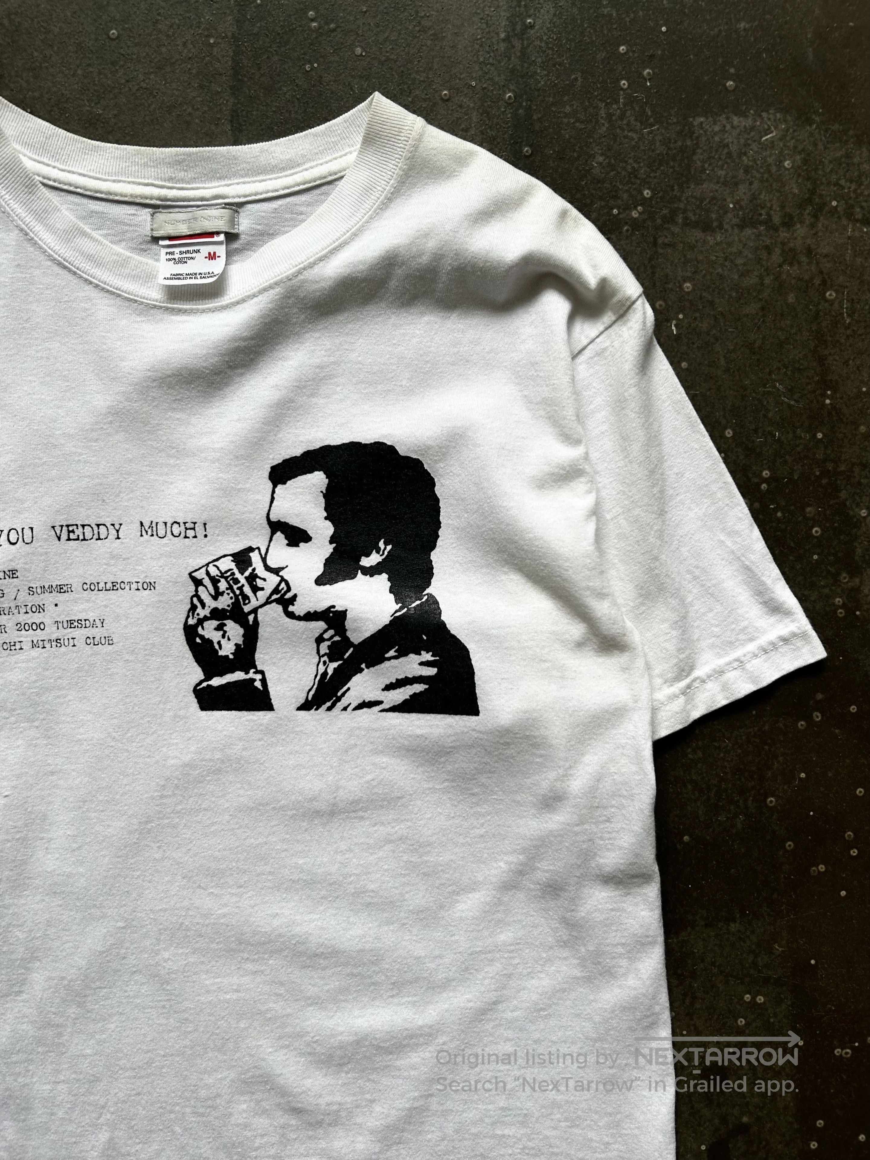 Number (N)ine Number(N)ine 2001ss Portrait Tee. Size US M / EU 48-50 / 2 - 5 Thumbnail