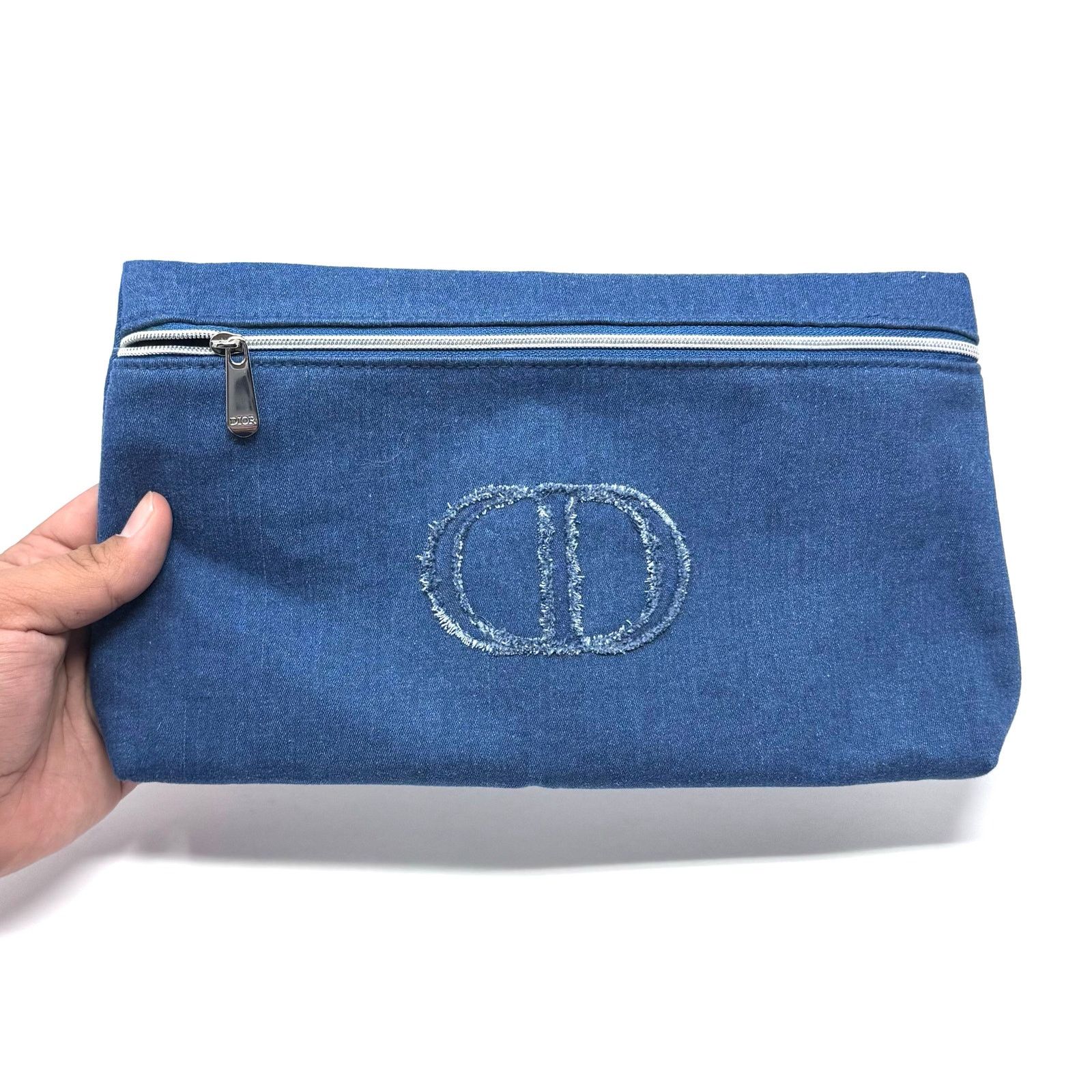 Dior Dior Denim Zipper Pouch Size ONE SIZE - 13 Thumbnail