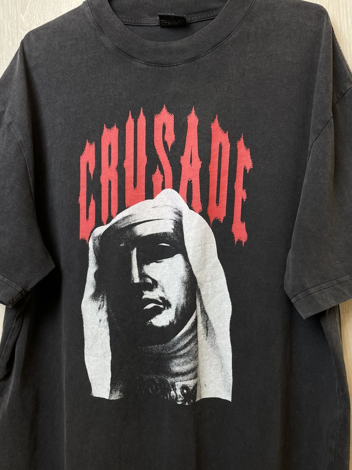 Band Tees Crusade Graphic Jesus TeeSunday Mass Size XL Size US XL / EU 56 / 4 - 2 Thumbnail