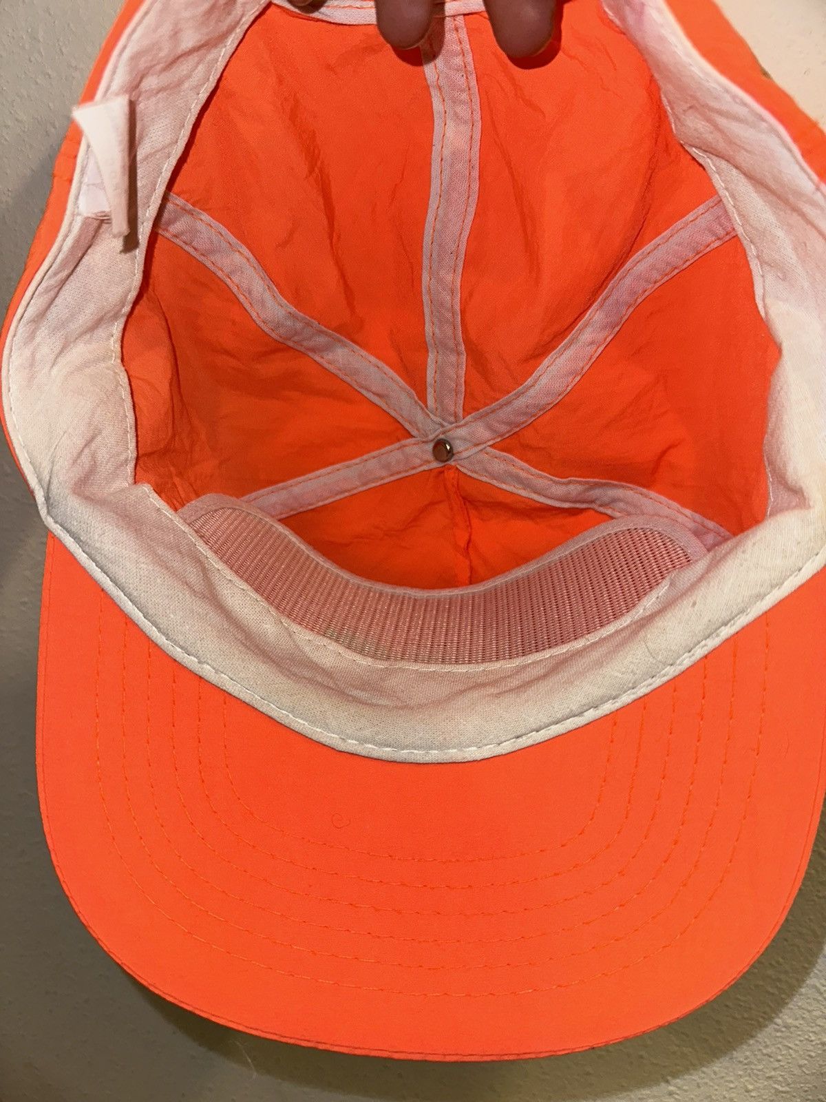 Reebok Vintage Reebok Neon Orange Hat Size ONE SIZE - 4 Thumbnail