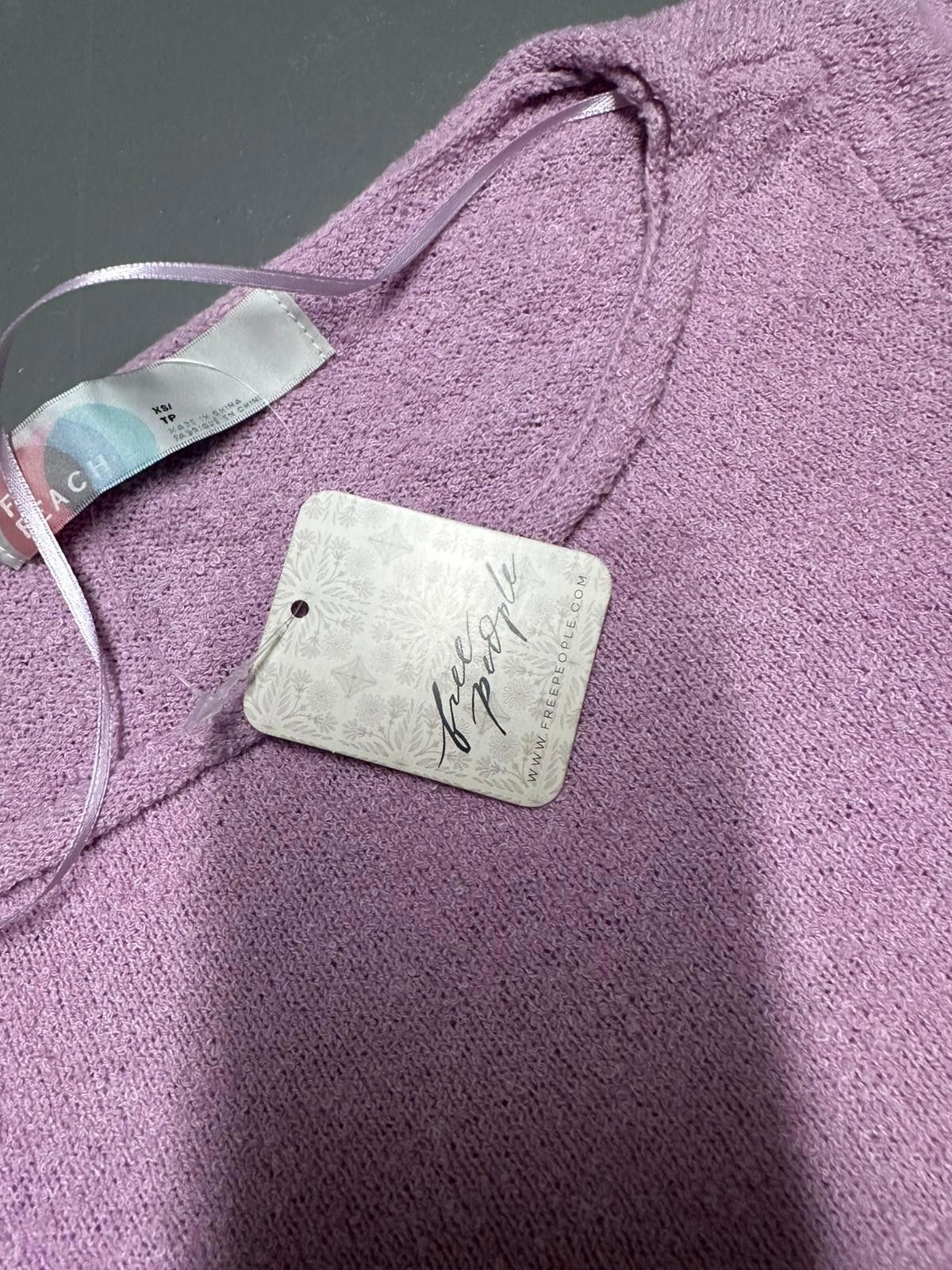 Designer FP Beach Lilac Long Sleeve Top - XS Size XS / US 0-2 / IT 36-38 - 3 Thumbnail