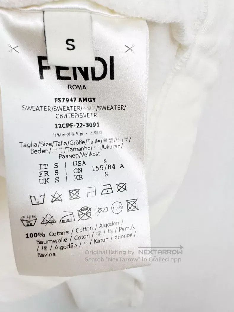Fendi Fendi Sweatshirt Size S / US 4 / IT 40 - 4 Thumbnail