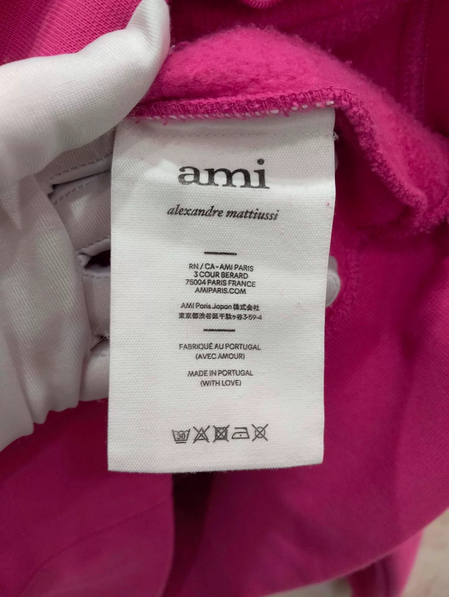 AMI AMI Heart Fleece Hooded Pullover M Size M / US 6-8 / IT 42-44 - 4 Thumbnail