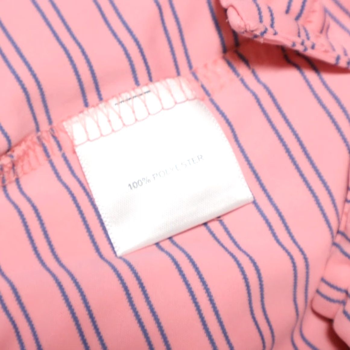 Peter Millar Peter Millar Featherlight Owl Creek CC Striped Polo Shirt Pink Men's L Shirt Size US L / EU 52-54 / 3 - 7 Thumbnail