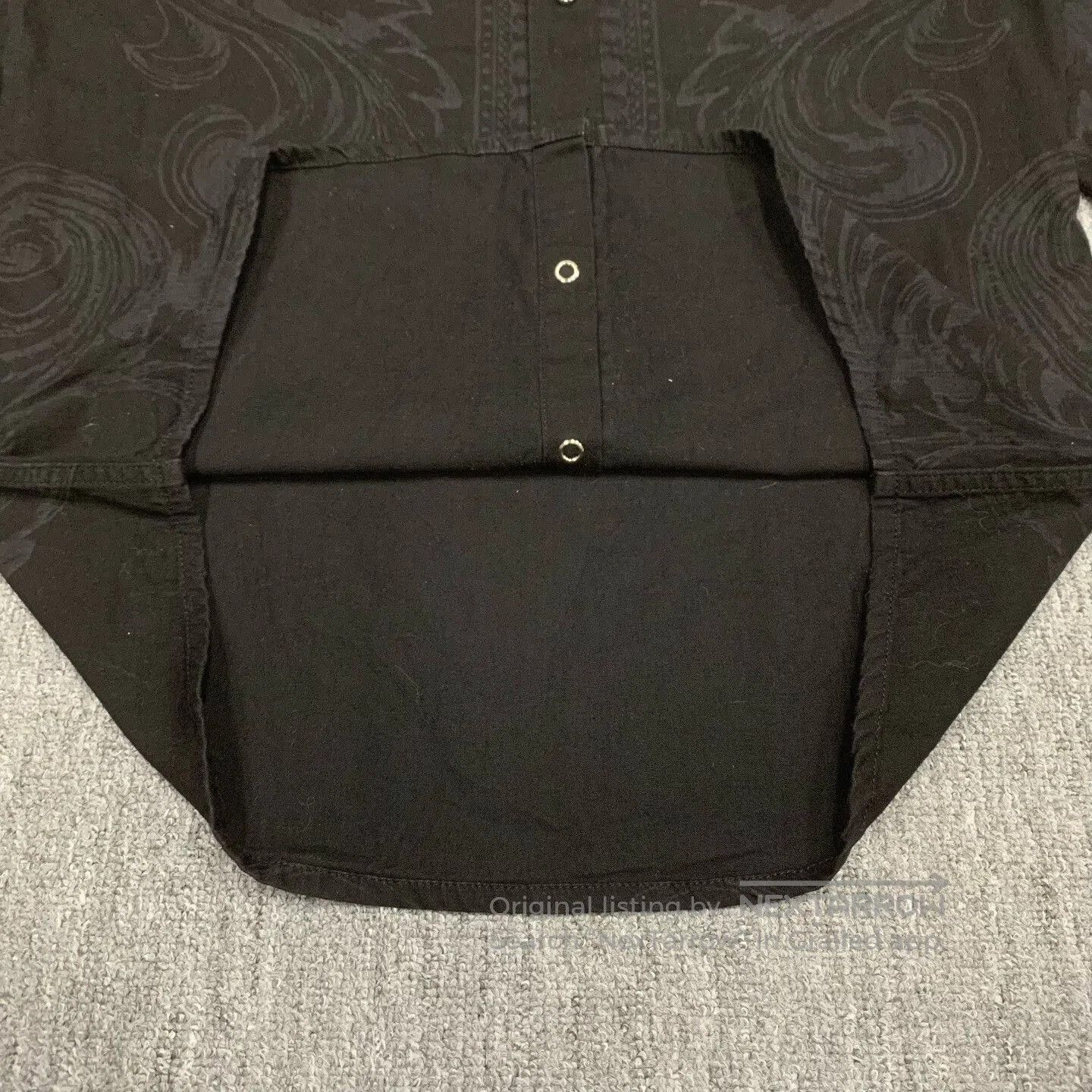 Versace versace black floral patterned shirt jacket. Size US M / EU 48-50 / 2 - 8 Thumbnail