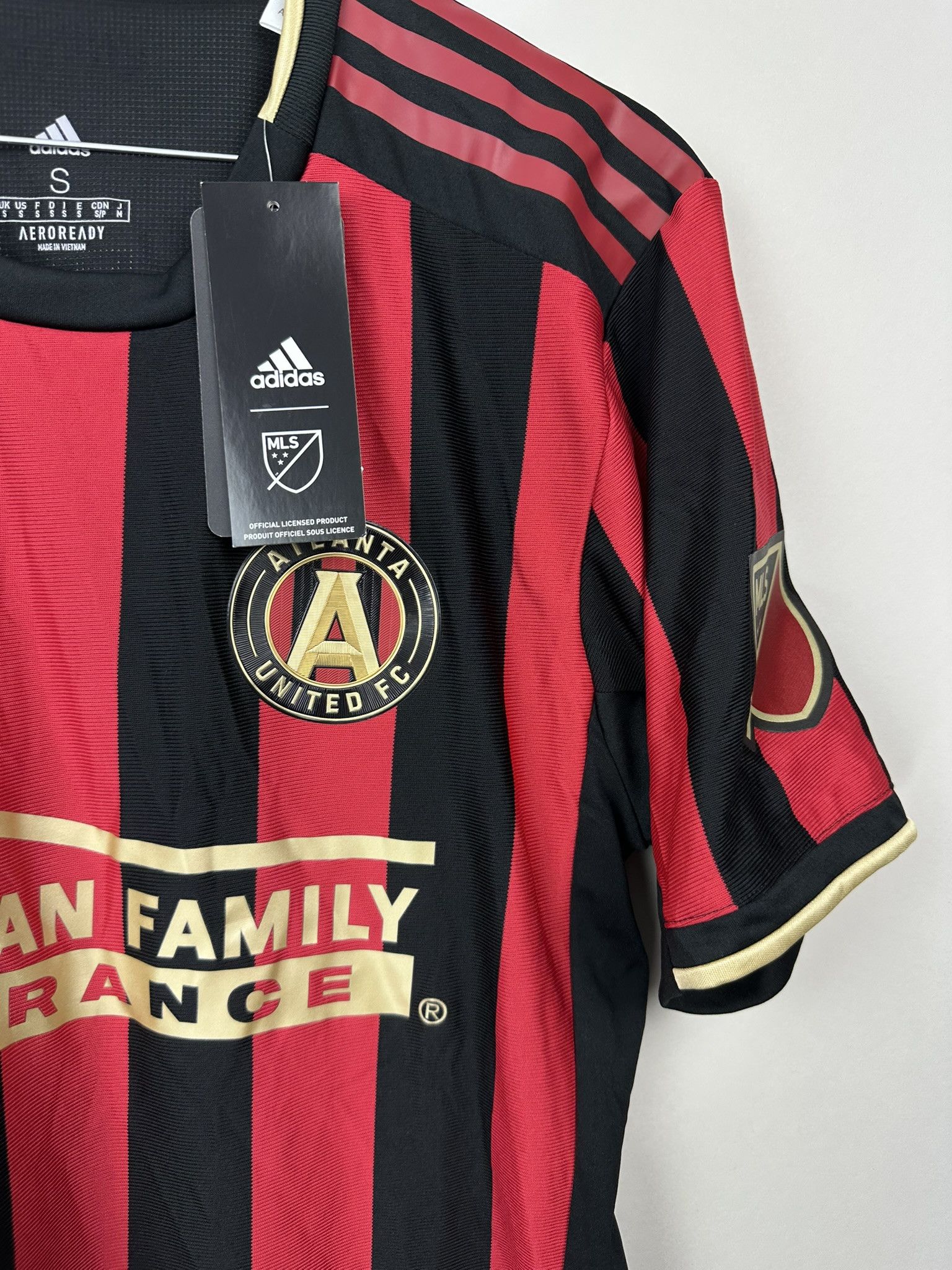 Adidas BNWT PLAYER ISSUE Atlanta United FC 2019/20 Home [S] Size US S / EU 44-46 / 1 - 4 Thumbnail