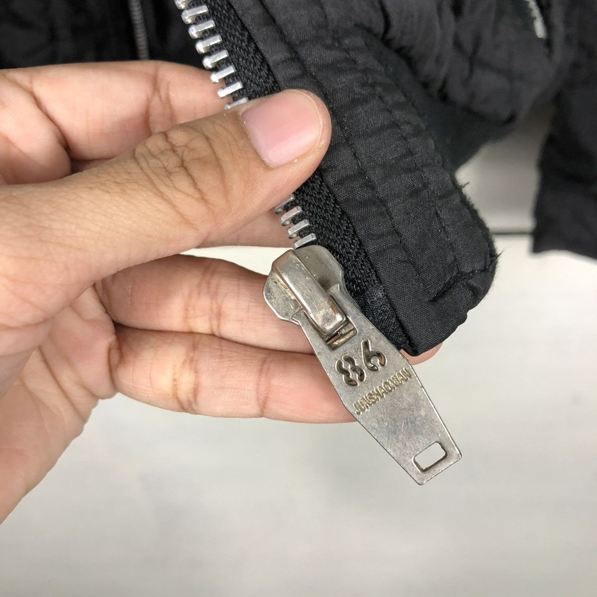 Japanese Brand 🔥VINTAGE BOMBER JACKET ICONIC BLACK BONDAGE LIBERTY Size US L / EU 52-54 / 3 - 18 Thumbnail