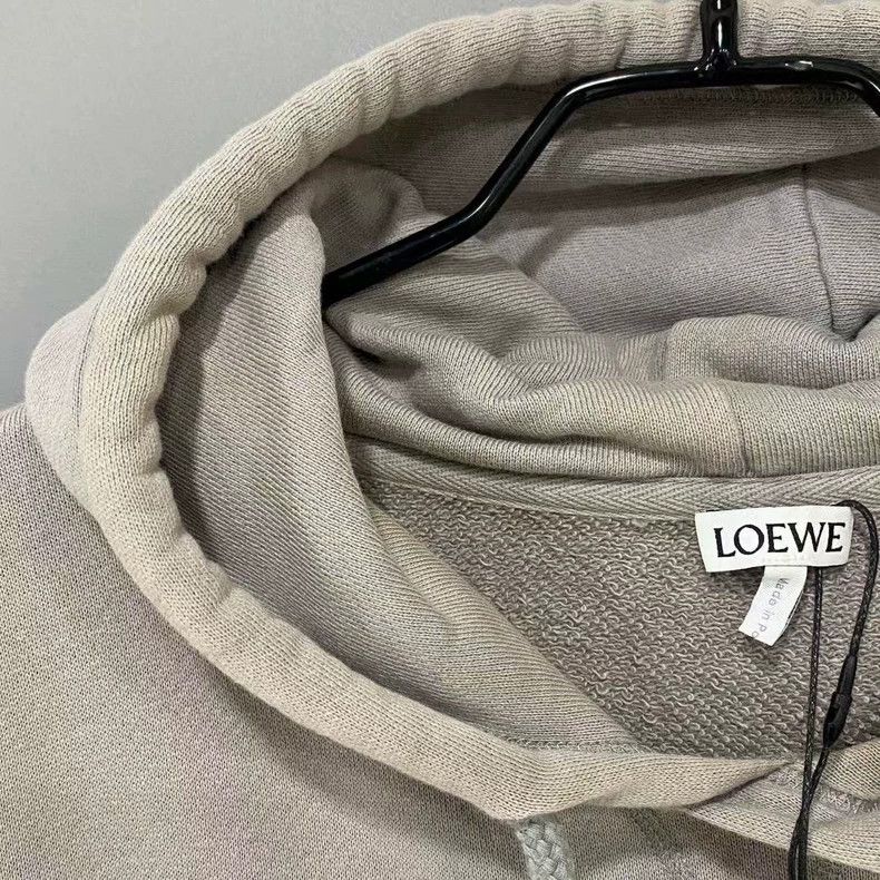 Loewe LOEWE Embroidered logo hoodie Size L / US 10 / IT 46 - 7 Thumbnail