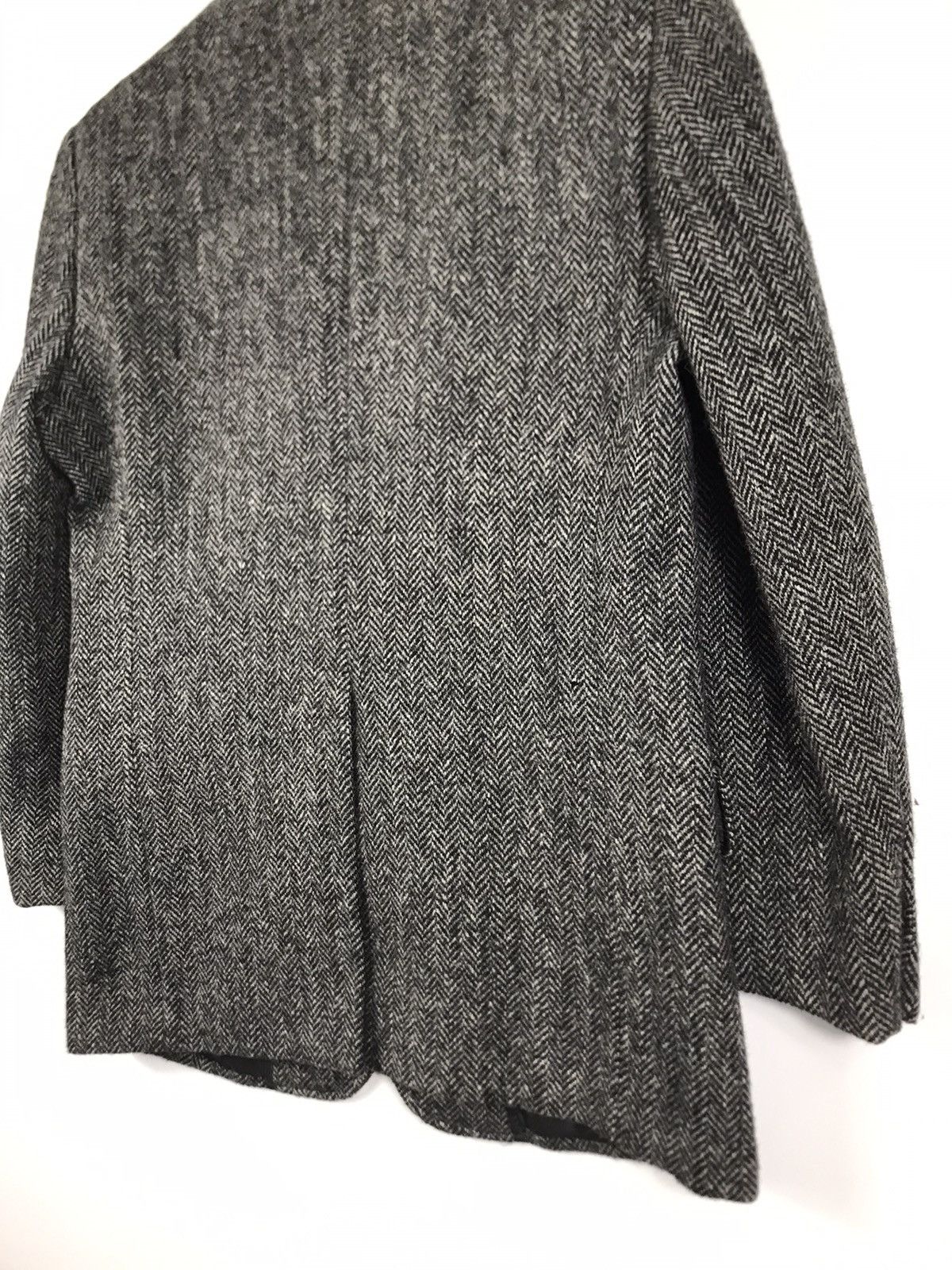 Harris Tweed ⚡️Vintage Harris Tweed Wool Herringbone Coat Size 42S - 14 Thumbnail