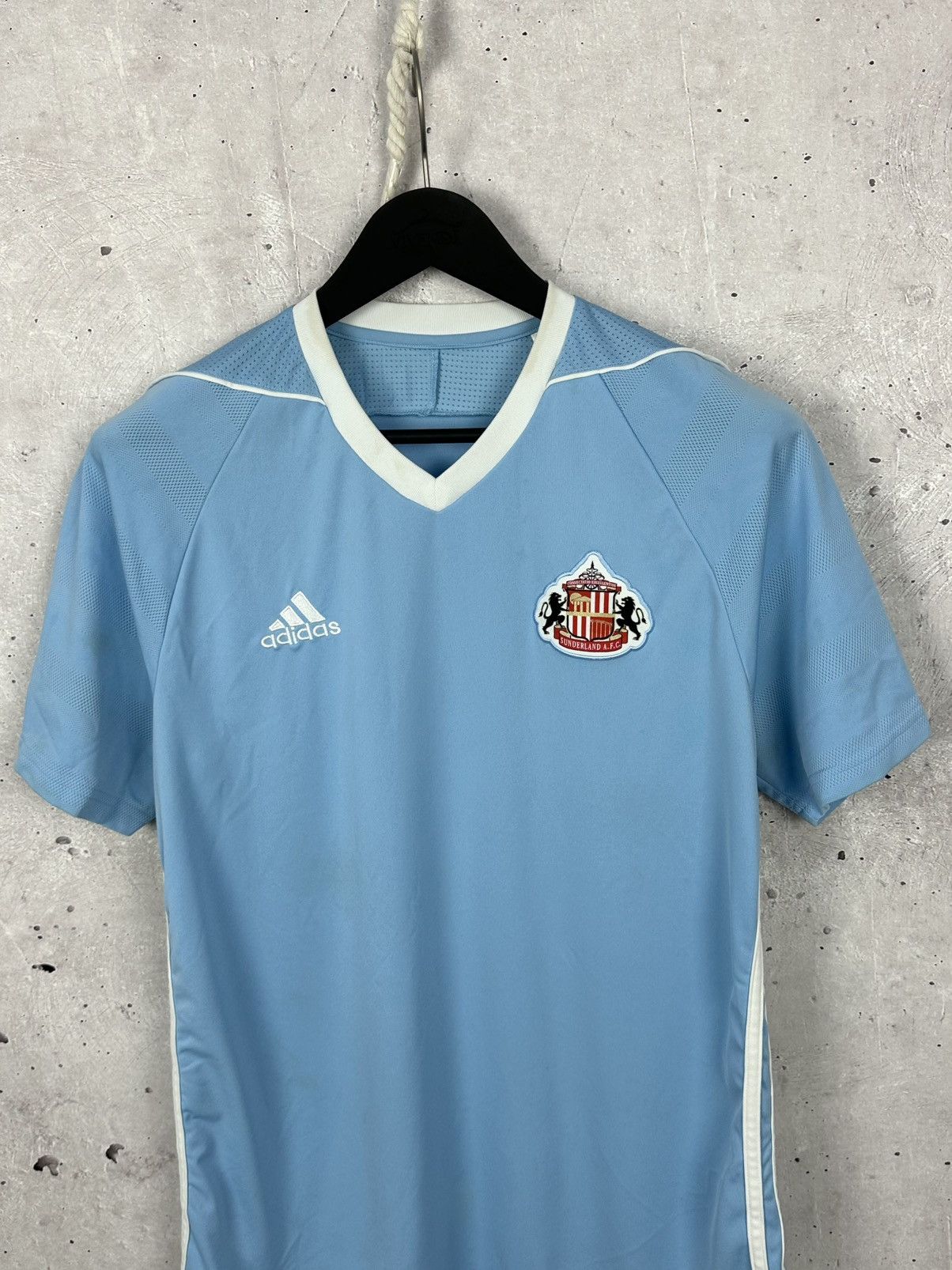 Adidas × Vintage Adidas Climacool FC Sunderland Stripped Blue Soccer Jersey Size US L / EU 52-54 / 3 - 2 Thumbnail