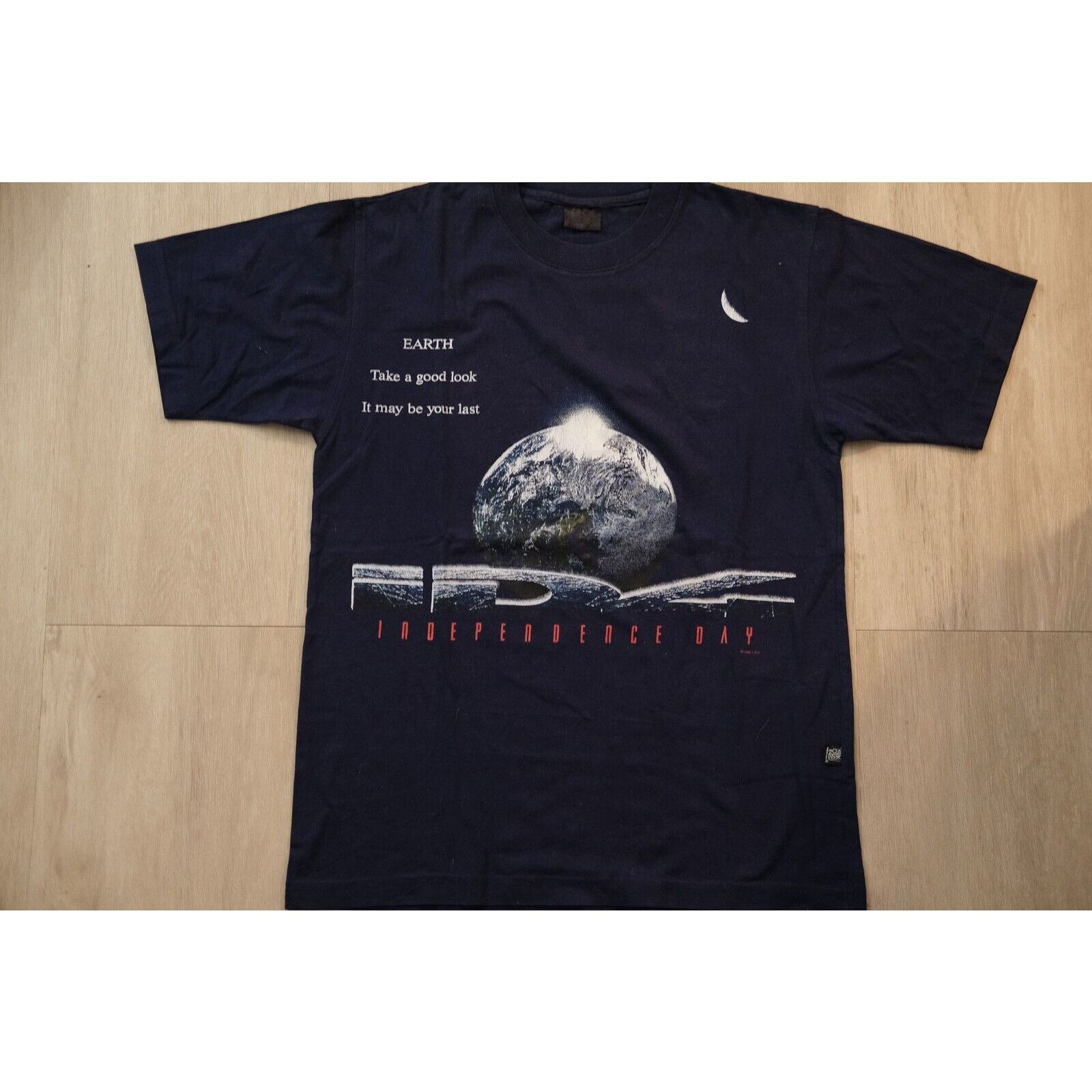 Other Vintage 1996 Independence Day ID4 Earth Movie Promo RARE XL Size US L / EU 52-54 / 3 - 2 Thumbnail