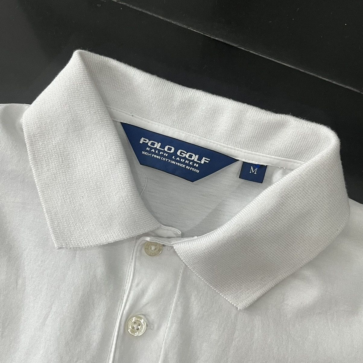 Polo Ralph Lauren × Ralph Lauren Polo golf Ralph Lauren white polo shirt Size US M / EU 48-50 / 2 - 2 Thumbnail