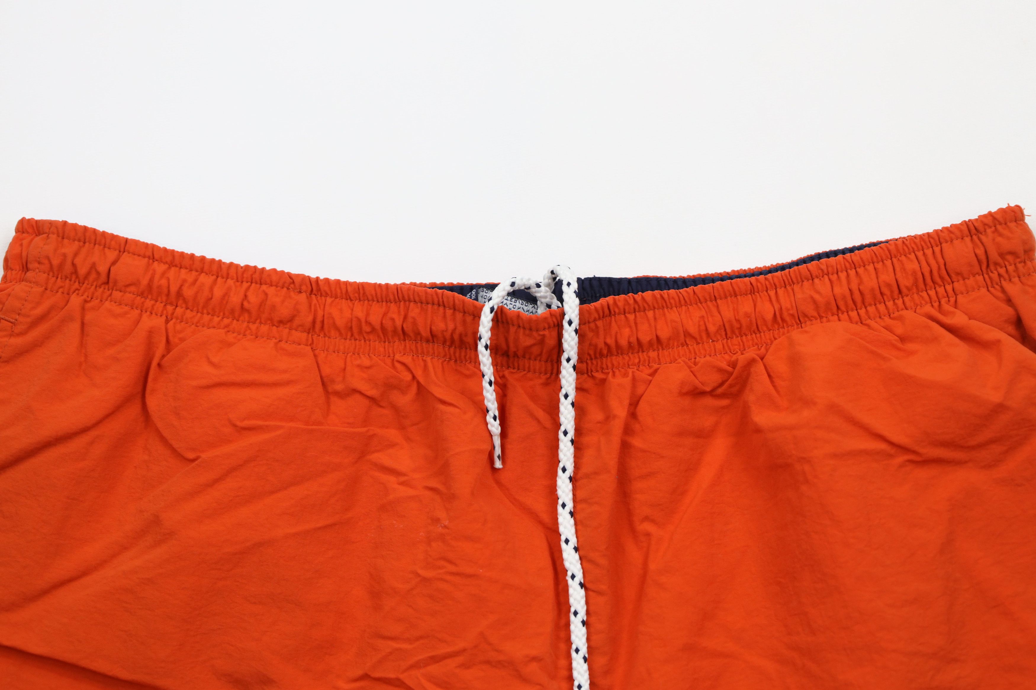 Tommy Hilfiger × Vintage Vintage 90s Tommy Hilfiger Above Knee Shorts Trunks Orange Size US 36 / EU 52 - 2 Thumbnail