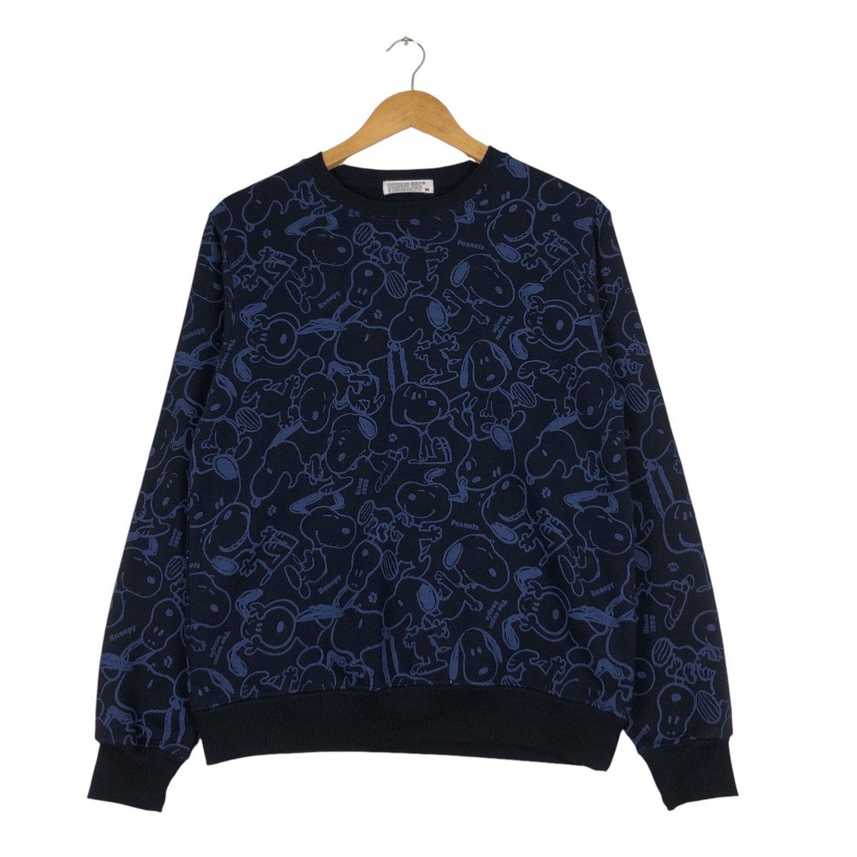 Japanese Brand × Peanuts × Vintage Vintage Peanuts Sweatshirt Full Print Rare Small Size US S / EU 44-46 / 1 - 1 Thumbnail