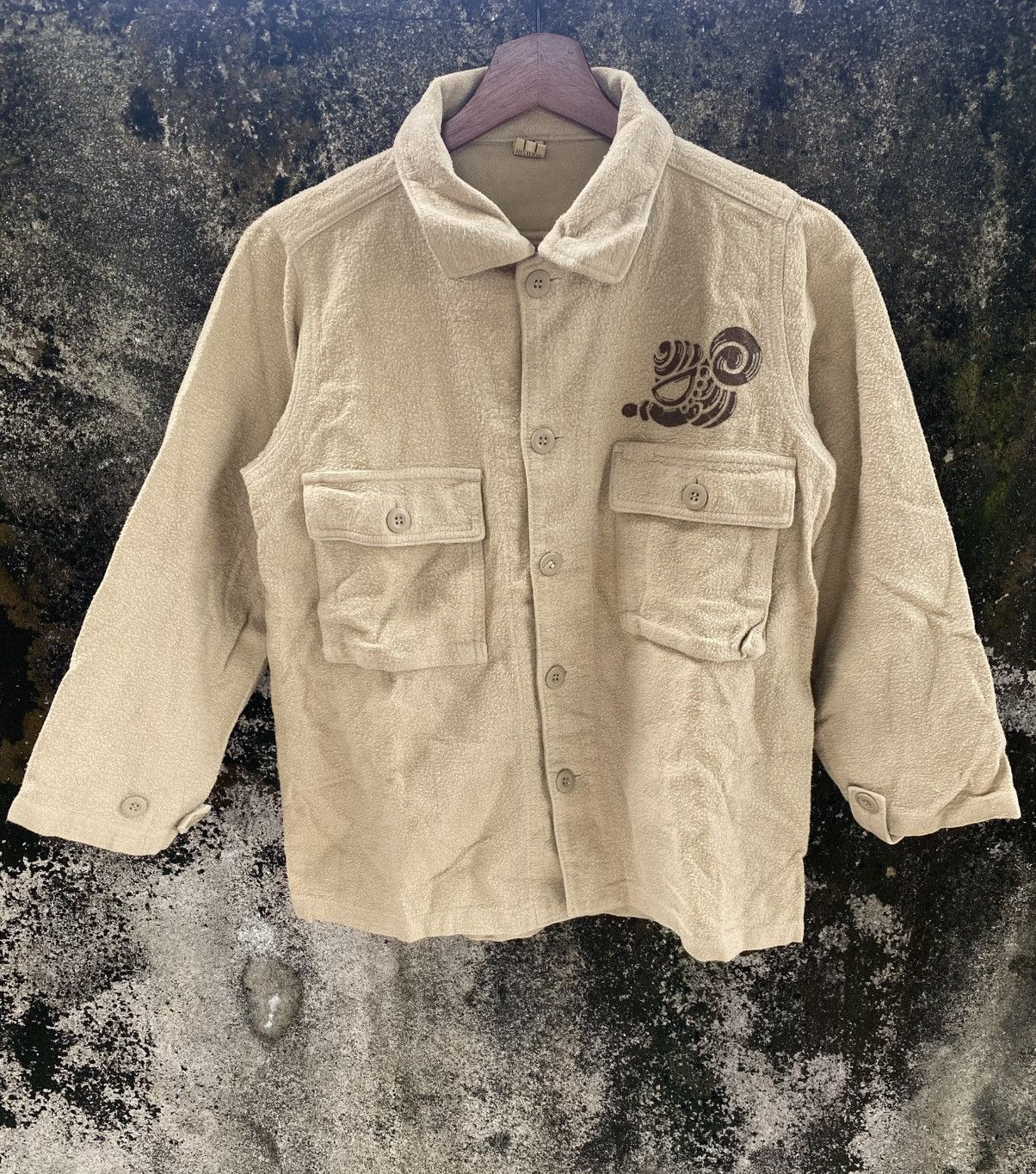 Hysteric Glamour Hysteric Glamour Spellout Double Pocket Button Fleece Shirt Size US S / EU 44-46 / 1 - 1 Thumbnail