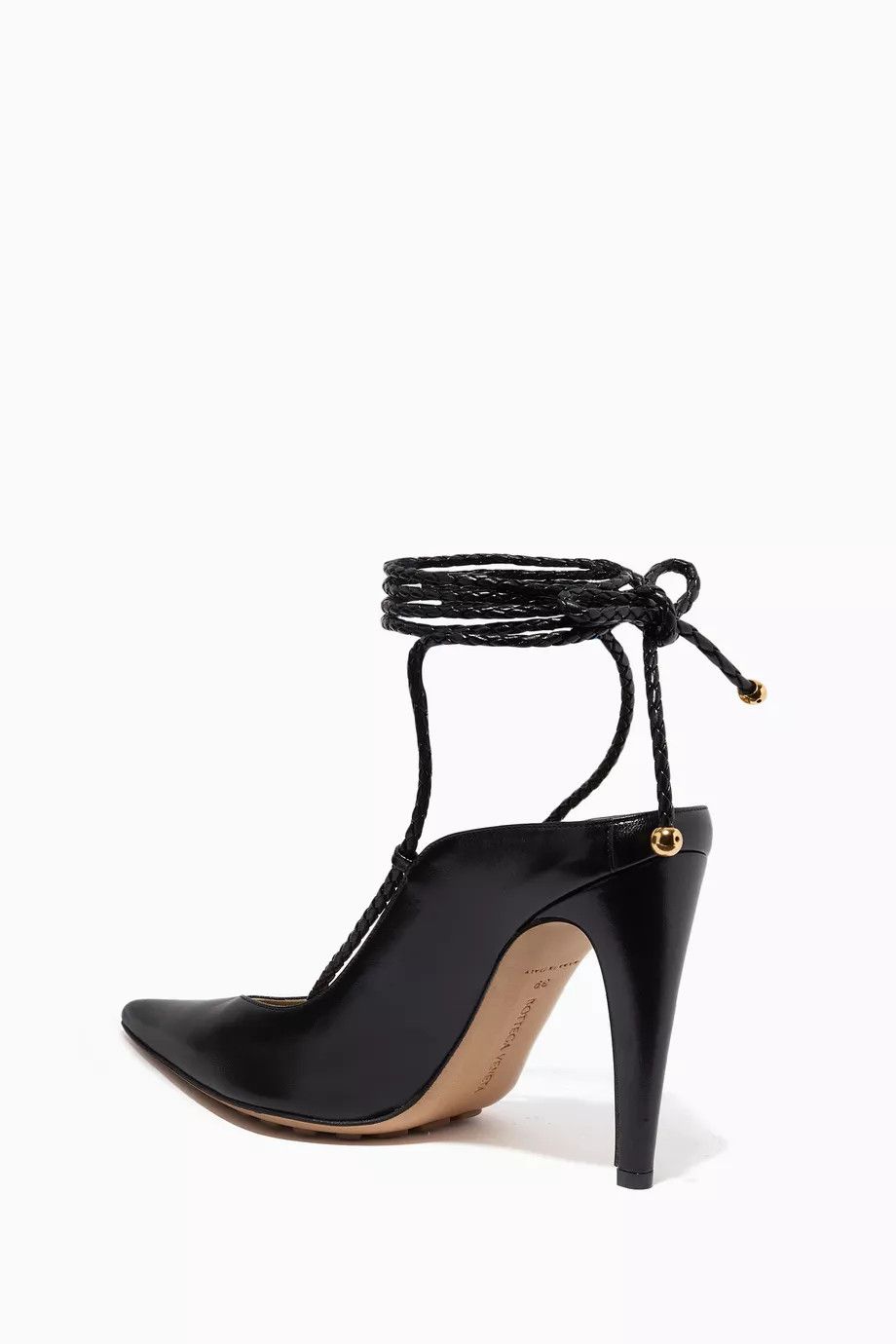 Bottega Veneta o1y0725 Stiletto Heel Pumps in Black Size US 9 / IT 39 - 3 Thumbnail