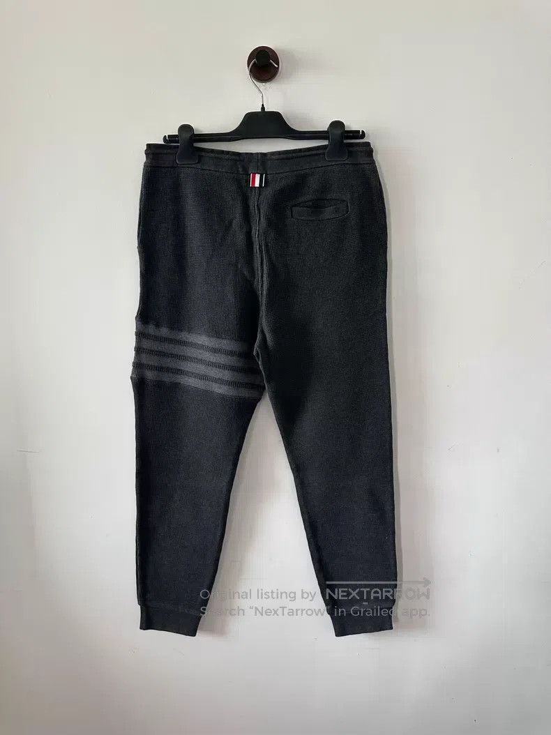 Thom Browne Thom Browne size 3 Dark Gray Waffle Sweatpants Size US 28 / EU 44 - 2 Thumbnail