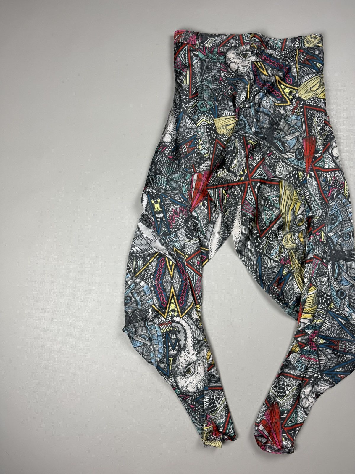 V AVE SHOE REPAIR V Ave Shoe Repair Avantgarde Abstract Pattern Pants Trousers Size 25" / US 0 / IT 36 - 16 Thumbnail