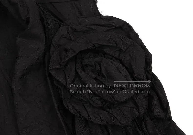 Comme des Garcons Comme Des Garcons size F Vintage Black Rose Flower Vest To Size S / US 4 / IT 40 - 5 Thumbnail