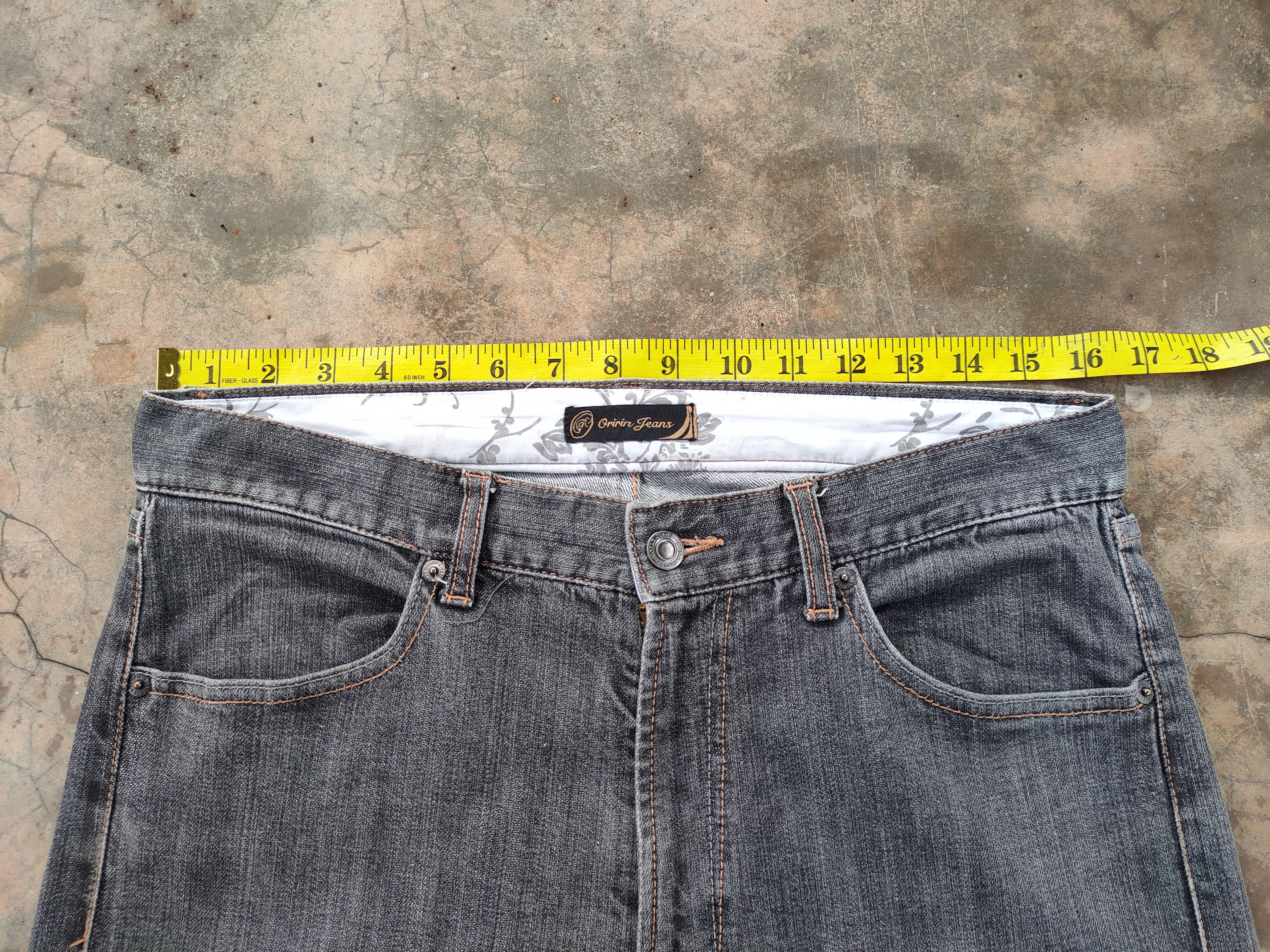 Japanese Brand FLARE Vintage japanese faded black denim jeans pants Size US 32 / EU 48 - 6 Thumbnail