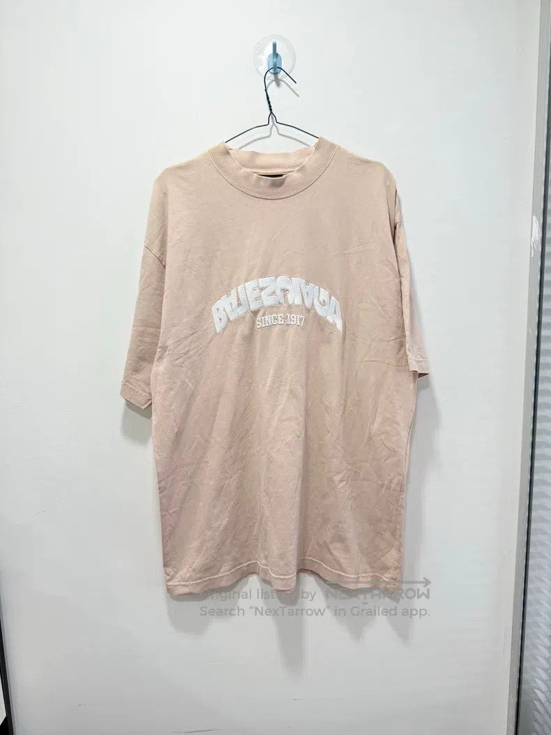 Balenciaga Balenciaga Pink Letter Knit Short Sleeve, Size XS Size US XS / EU 42 / 0 - 2 Thumbnail