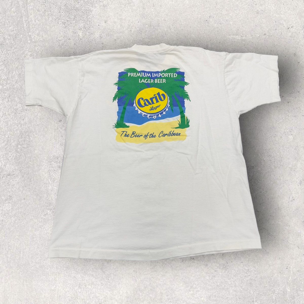 Vintage Vintage Carib Lager tee Size US XL / EU 56 / 4 - 1 Thumbnail