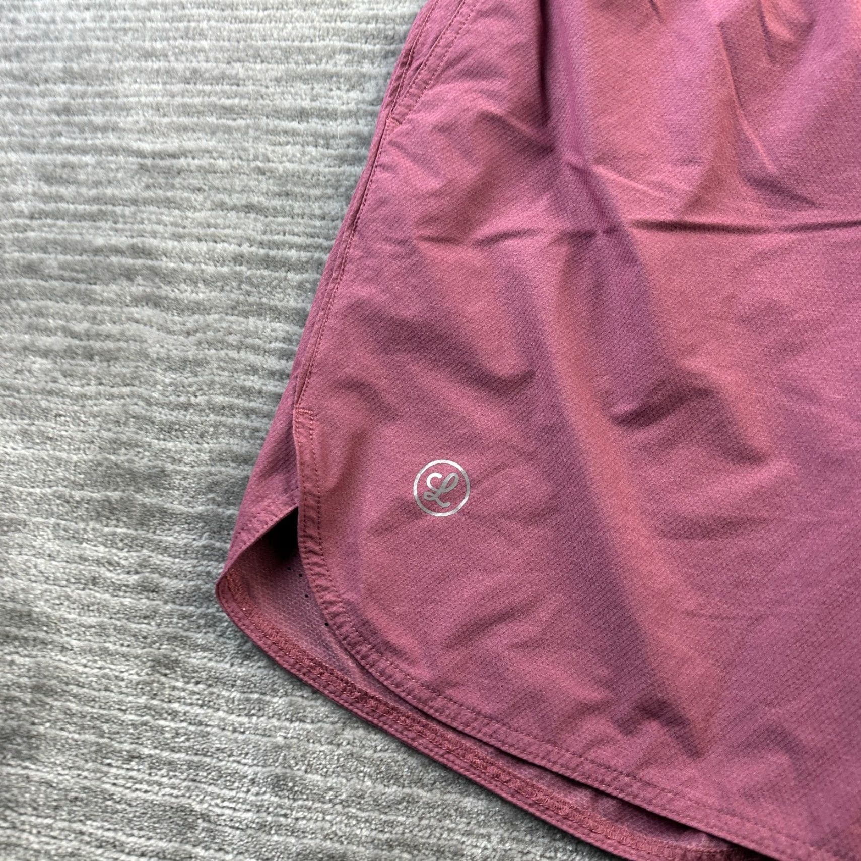 Vintage Legends Luka Shorts Mens Large Red 8" Gym Workout Stretch Drawstring Athletic Activewear Size US 33 - 3 Thumbnail