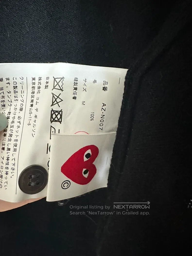 Comme des Garcons Comme Des Garcons Classic wool sweater cardigan Size M / US 6-8 / IT 42-44 - 7 Thumbnail