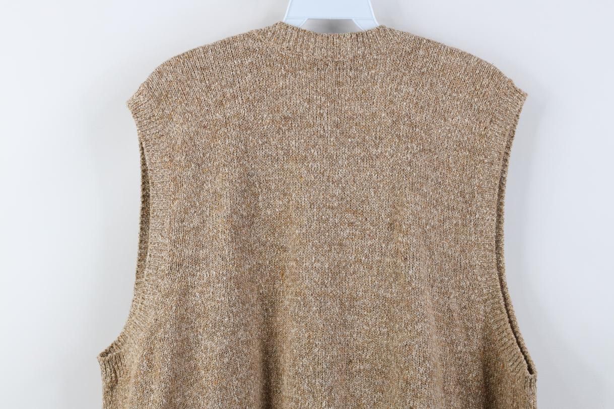 Vintage Vintage 90s Streetwear Wool Blend Knit Cardigan Sweater Vest Size XL / US 12-14 / IT 48-50 - 8 Thumbnail