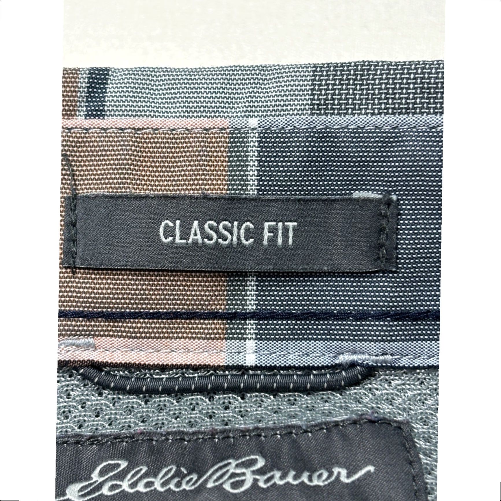 Eddie Bauer Eddie Bauer Mens Plaid Button-Down Long Sleeve Classic Fit Shirt Orange Size US L / EU 52-54 / 3 - 5 Thumbnail