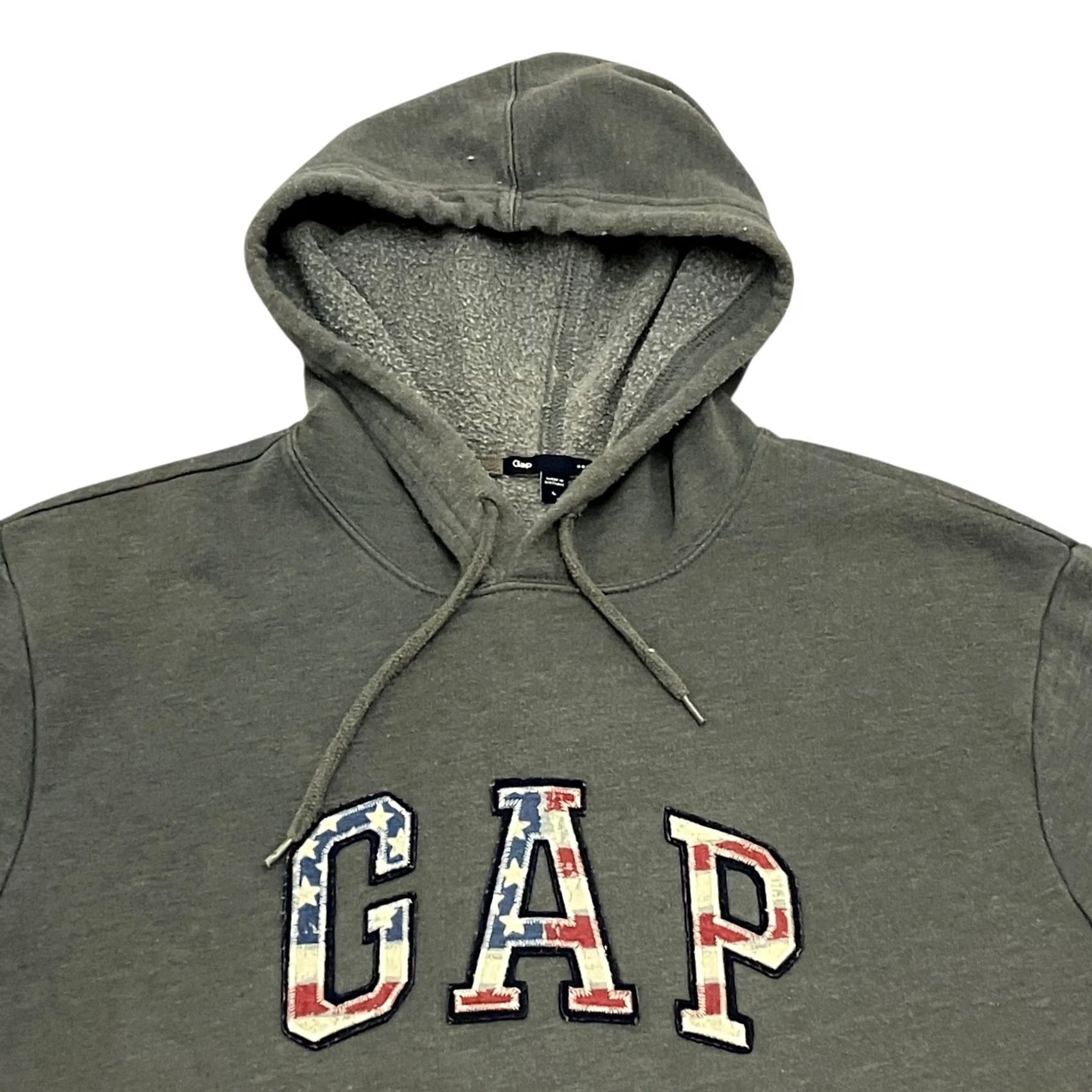 Gap GAP Hoodie Mens Large Grey Pullover Logo Sweatshirt Size US L / EU 52-54 / 3 - 2 Thumbnail