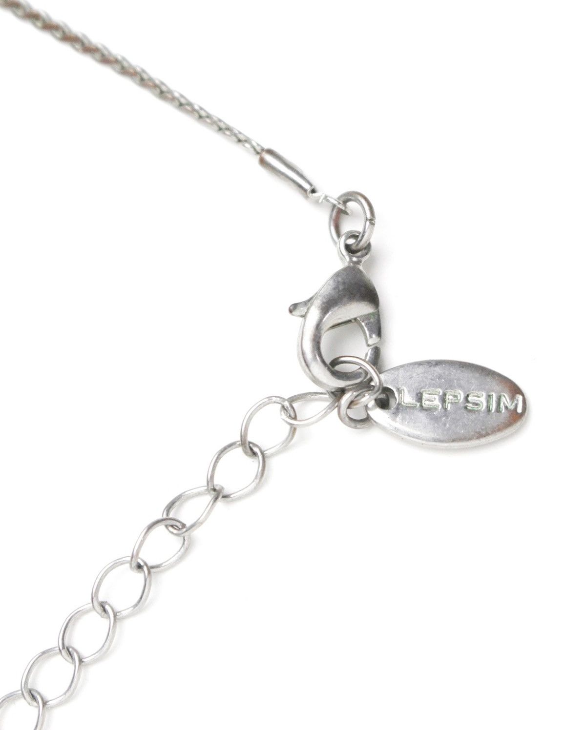 Japanese Brand 2000S LEPSIM RHINESTONE LARIAT MINIMAL NECKLACE Size ONE SIZE - 4 Thumbnail