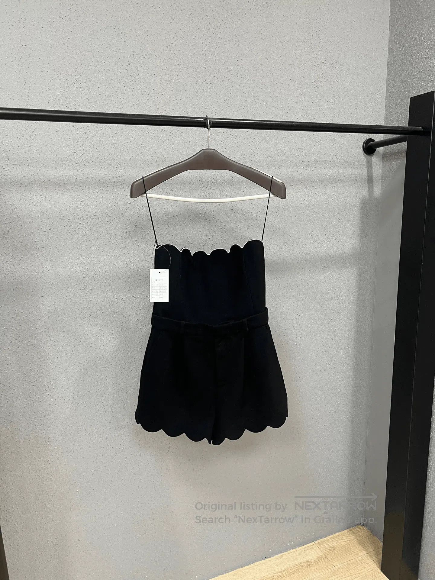 Saint Laurent Paris SLP Rhinestone Bandeau Jumpsuit. Size S / US 4 / IT 40 - 1 Thumbnail