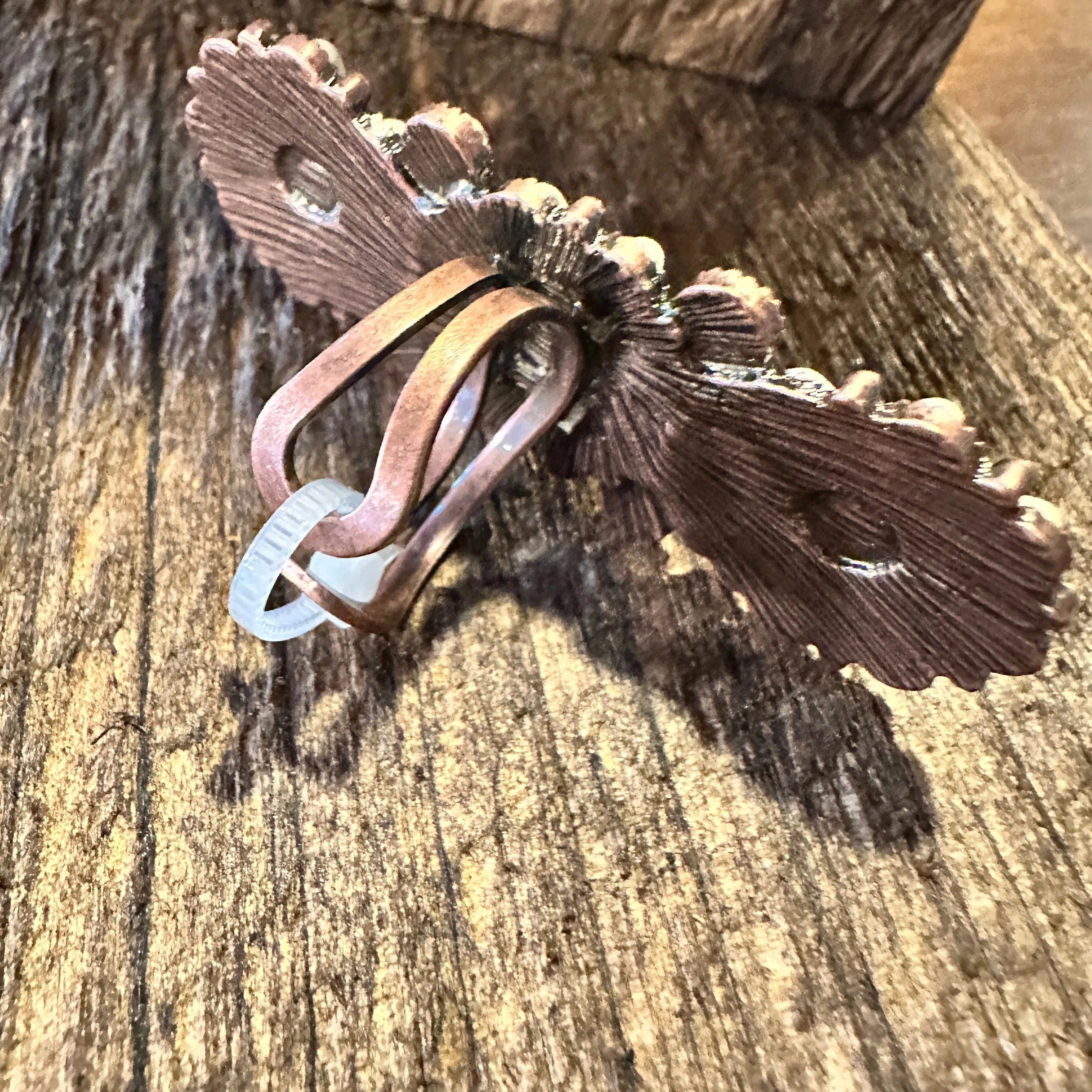 Other Western Boho Hippie Triple Stone Floral Concho Cuff Ring: Co Size ONE SIZE - 3 Thumbnail