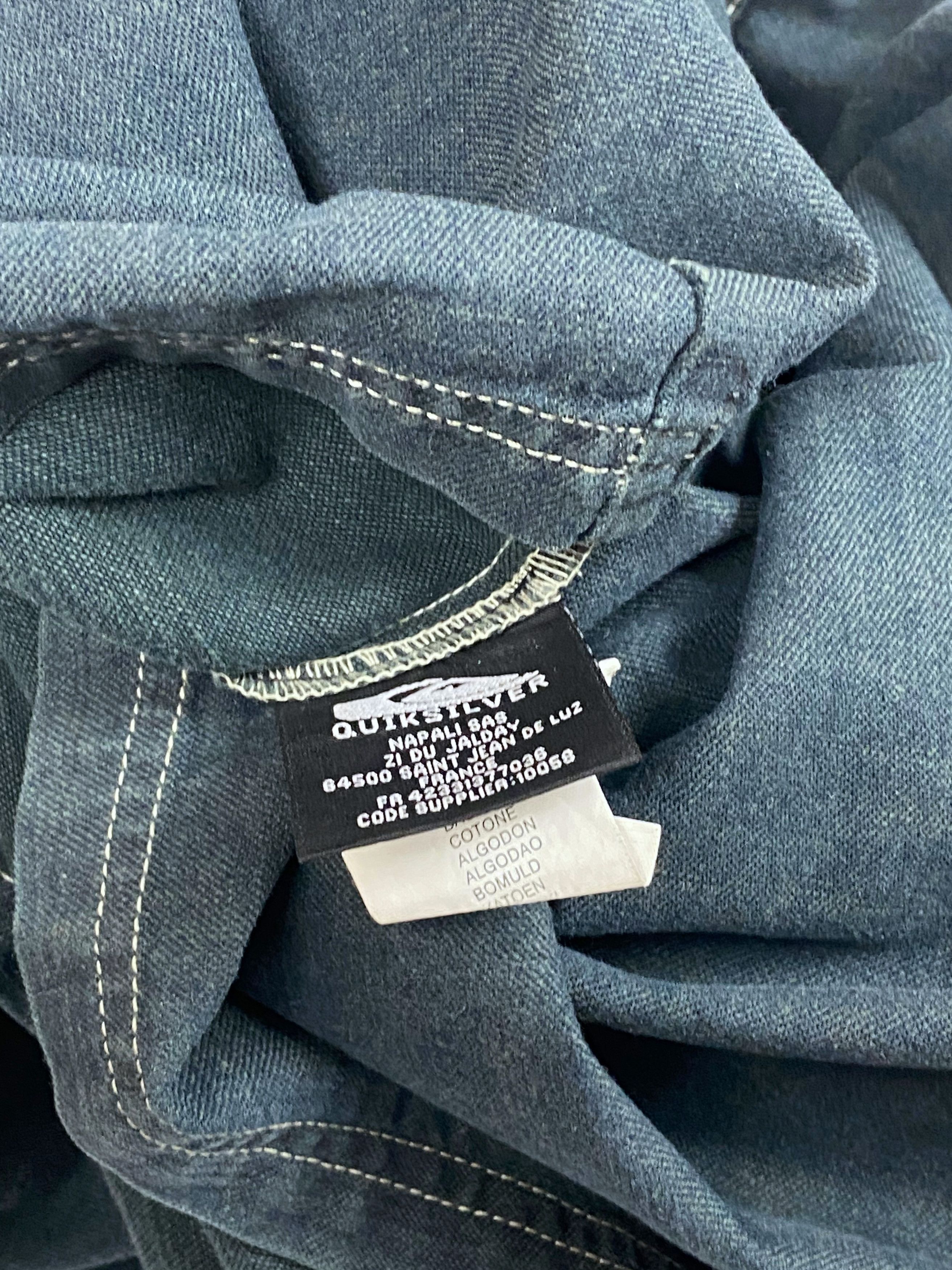 Jean Vintage QUICKSILVER Denim Overshirt Coach Jacket Y2k M771 Size US M / EU 48-50 / 2 - 6 Thumbnail