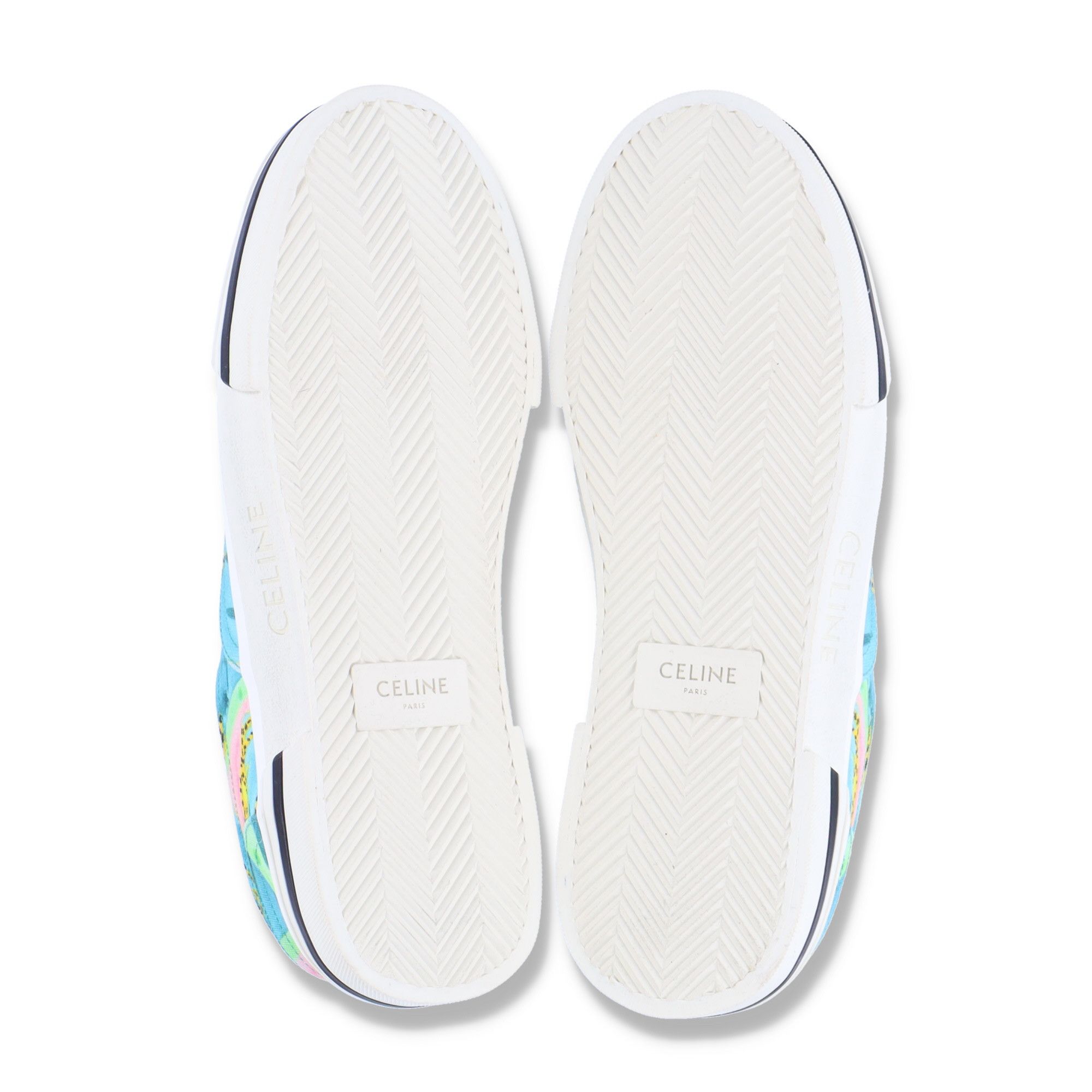 Celine × Hedi Slimane Tyson Reeder Printed Elliot Trainers Size US 8 / IT 38 - 6 Thumbnail