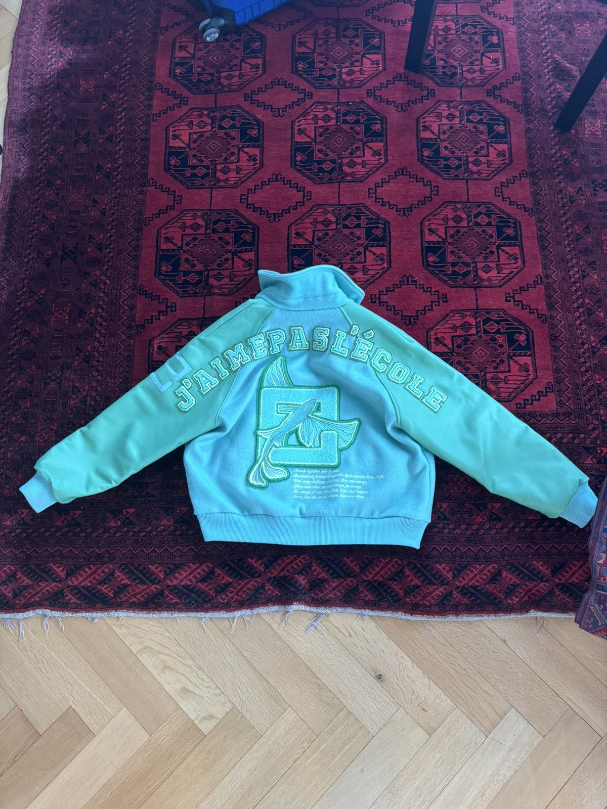 Pieces Uniques La Veste Dylan Leather College Jacket from Pieces Uniques Size US XL / EU 56 / 4 - 4 Thumbnail