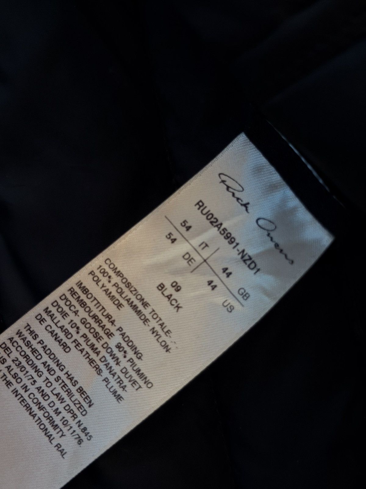 Rick Owens Rick Owens Goose Down Vest Size 44 Size US S / EU 44-46 / 1 - 4 Thumbnail