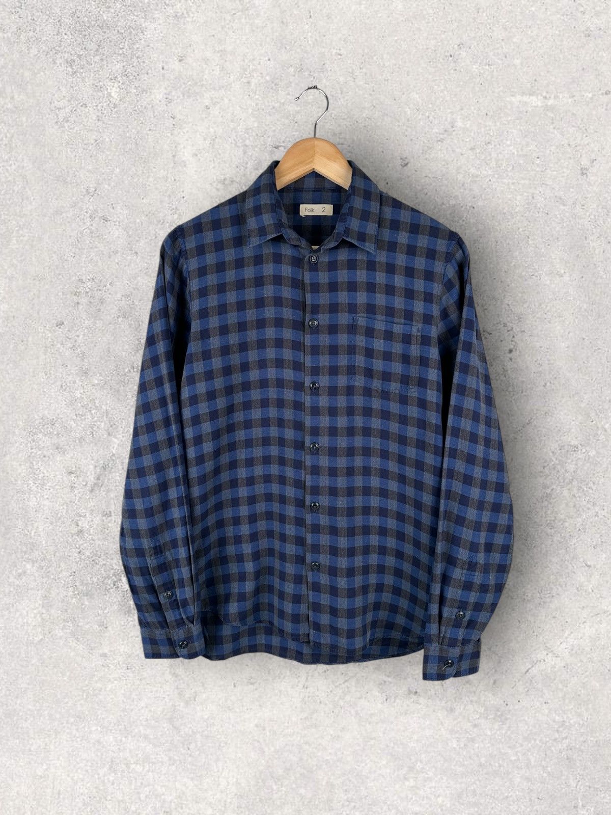 Folk Folk Flannel Button Up Shirt Size US M / EU 48-50 / 2 - 1 Thumbnail