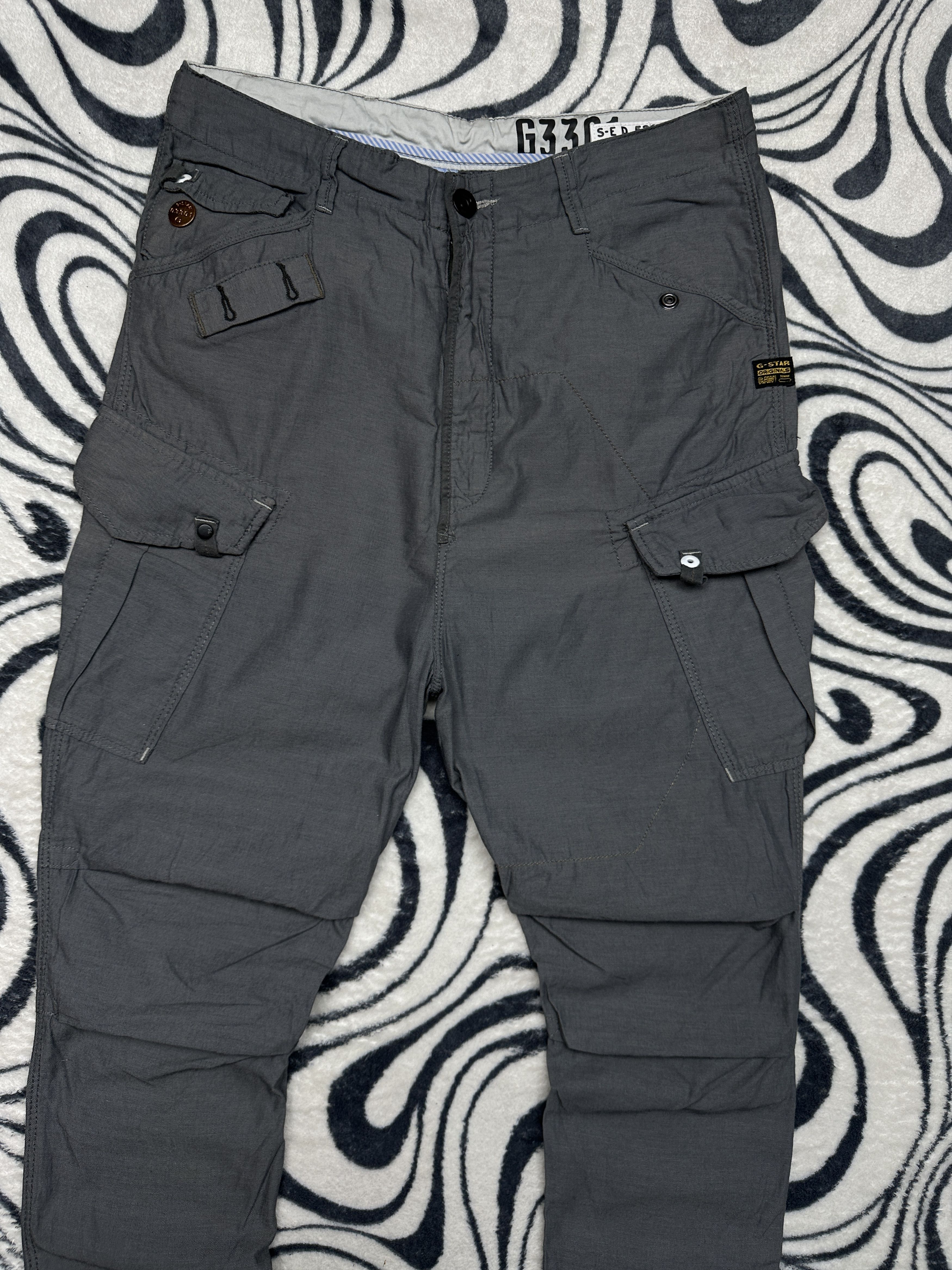 G-Star G Star Raw Rovic Laundry Loose Tapered Womens Cargo Pants Size 27" / US 4 / IT 40 - 2 Thumbnail