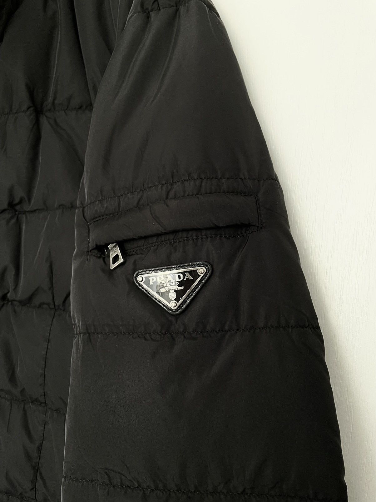 Prada Prada Milano Hybrid Puffer Down Triangle Badge Logo Jacket Size US M / EU 48-50 / 2 - 3 Thumbnail