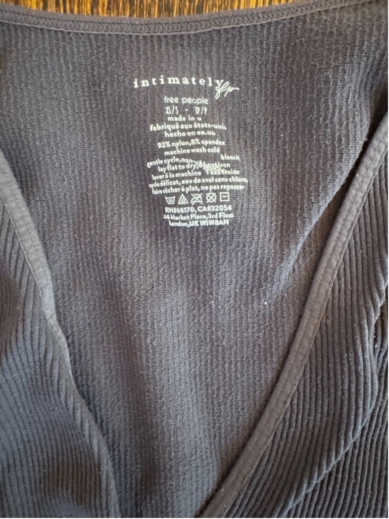 Free People Intimately Free People Ribbed Long-Sleeve Bodysuit XS/S NWT Size S / US 4 / IT 40 - 7 Thumbnail